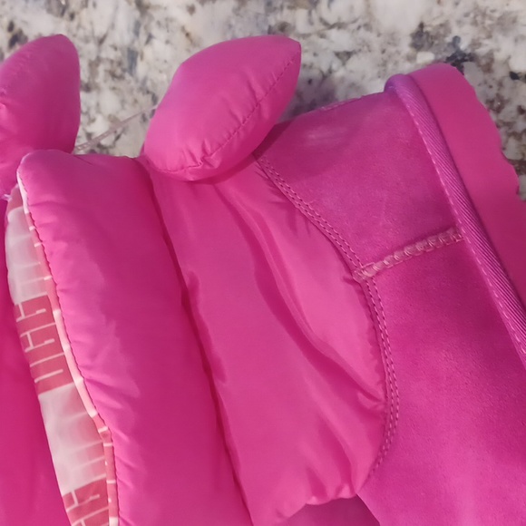 UGG KIDS BAILEY BOW MAXI WINTER BOOTS PINK NWOB LITTLE GIRL BIG GIRL - Picture 8 of 11